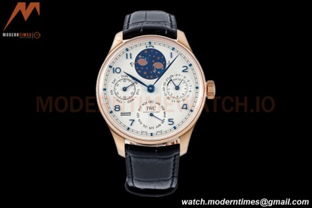 IWC - Portuguese Perpetual Calendar 42mm IW503405 RG/LE White/Num APSF A52010