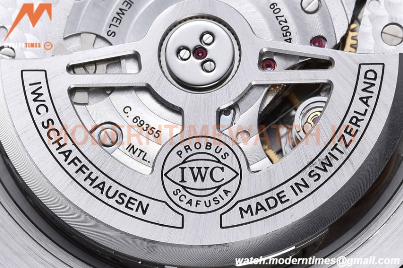 IWC - Portuguese Chronograph 41mm IW371615 SS/SS Green/Num ZF A69355
