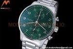 IWC - Portuguese Chronograph 41mm IW371615 SS/SS Green/Num ZF A69355