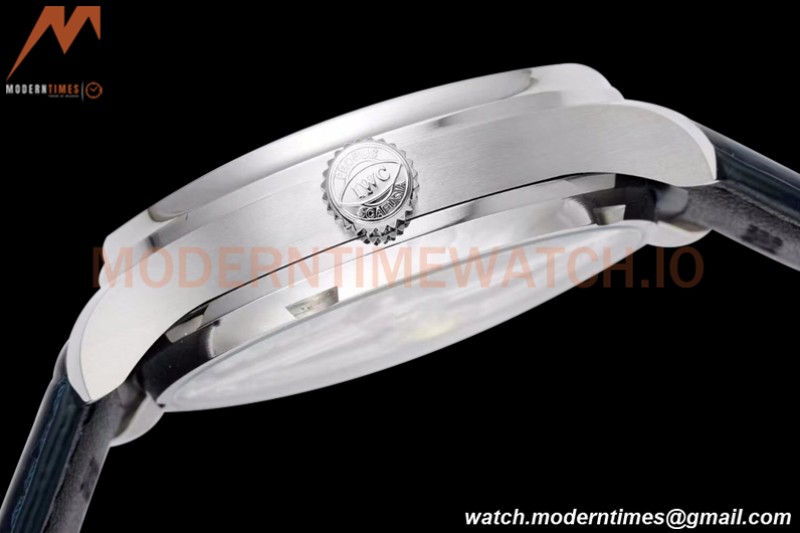 IWC - Portugieser Automatic IW500715 SS/LE Wht/Num Blue AZF A52010
