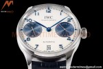 IWC - Portugieser Automatic IW500715 SS/LE Wht/Num Blue AZF A52010