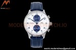 IWC - Portuguese Chronograph IW371620 SS/LE Wht/Num Blue AZF A69355