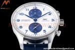 IWC - Portuguese Chronograph IW371620 SS/LE Wht/Num Blue AZF A69355