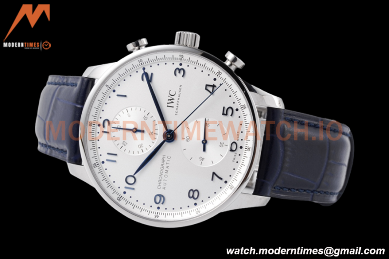 IWC - Portuguese Chronograph IW371605 41mm SS/LE Wht/Num ZF V2 A69355