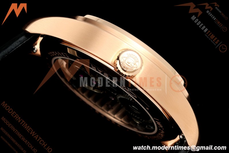 IWC - Portugieser Handwind Automatic 40mm IW545901 RG/LE Blk/Num RMS Asian Tourb