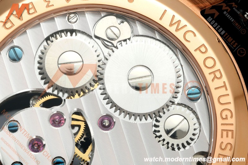 IWC - Portugieser Handwind Automatic 40mm IW545901 RG/LE Blk/Num RMS Asian Tourb
