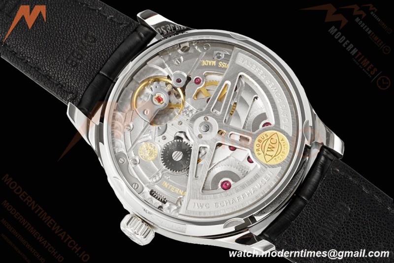 IWC - Portugieser Automatic IW500714 SS/LE Red/Num Blue AZF A52010