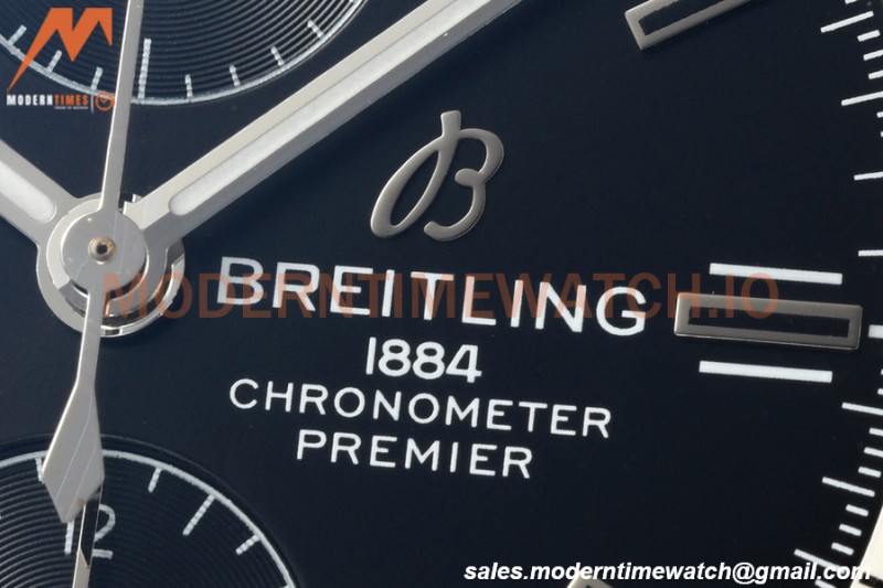 Breitling - Premier Chronograph 42mm SS/LE Black/Stk BLSF A7750