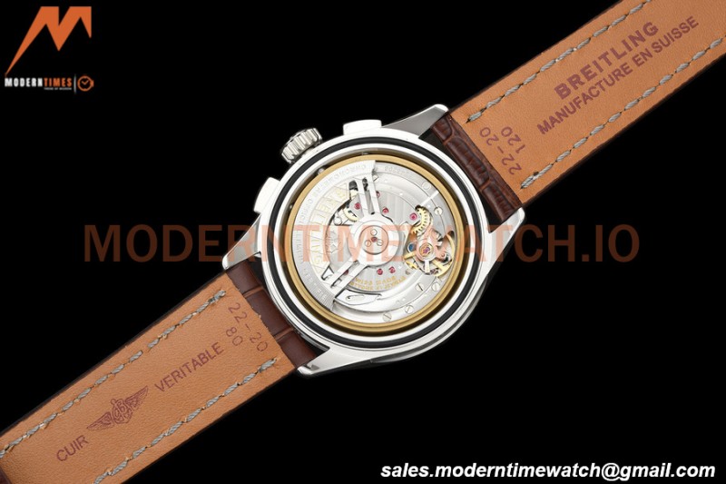 Breitling - Premier B01 Chronograph 42mm SS/LE Beige/Num BLSF A7750 Mod