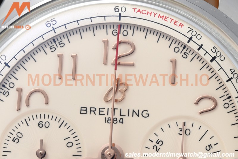 Breitling - Premier B01 Chronograph 42mm SS/LE Beige/Num BLSF A7750 Mod