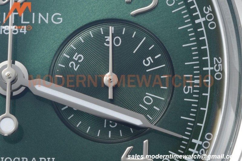 Breitling - Premier B01 Chronograph 42mm SS/LE Green/Num BLSF A7750 Mod