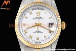 Tudor - Prince Date-Day 36mm Automatic YG/SS Wht/Rmn MKS A2824