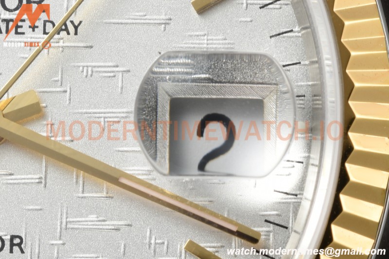 Tudor - Prince Date-Day 36mm Automatic YG/SS Silv/Stk MKS A2824