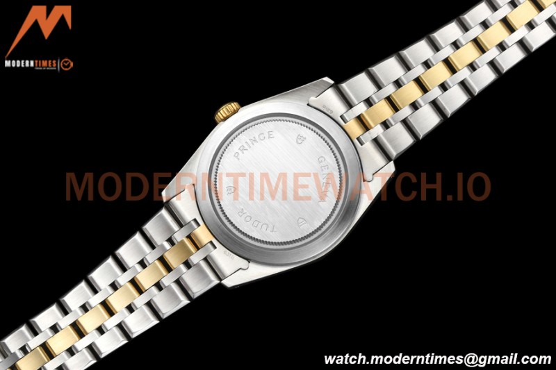 Tudor - Prince Date-Day 36mm Automatic YG/SS Silv/Stk MKS A2824