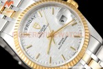 Tudor - Prince Date-Day 36mm Automatic YG/SS Silv/Stk MKS A2824
