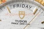 Tudor - Prince Date-Day 36mm Automatic YG/SS Silv/Stk MKS A2824