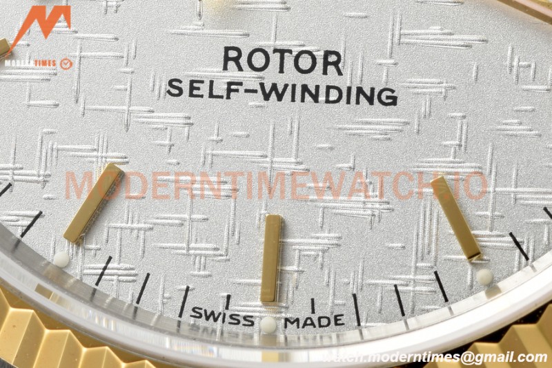 Tudor - Prince Date-Day 36mm Automatic YG/SS Silv/Stk MKS A2824