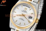 Tudor - Prince Date-Day 36mm Automatic YG/SS Wht/Stk MKS A2824