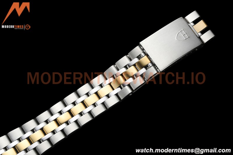 Tudor - Prince Date-Day 36mm Automatic YG/SS Blk/Stk MKS A2824