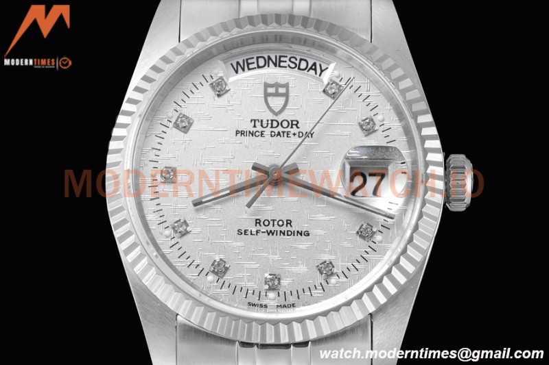 Tudor - Prince Date-Day 36mm Automatic SS/SS Silv/Dia MKS A2824