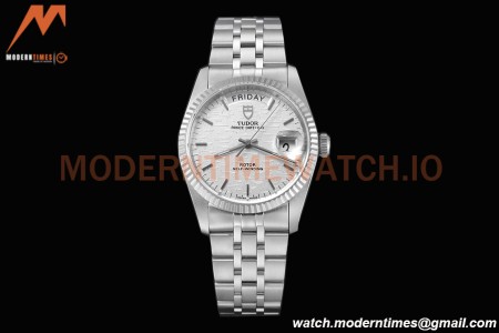 Tudor - Prince Date-Day 36mm Automatic SS/SS Silv/Stk MKS A2824