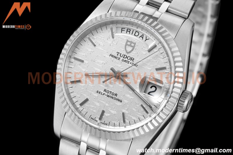 Tudor - Prince Date-Day 36mm Automatic SS/SS Silv/Stk MKS A2824