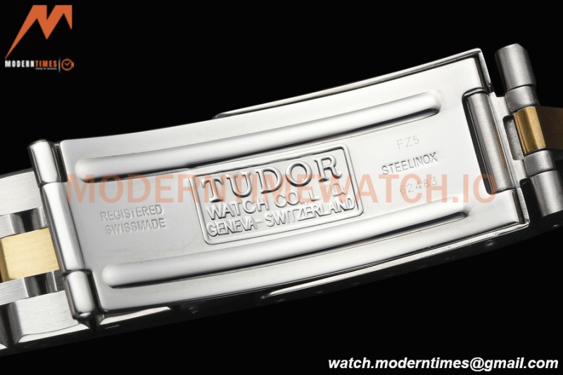 Tudor - Prince Date-Day 36mm Automatic YG/SS Silv/Dia MKS A2824