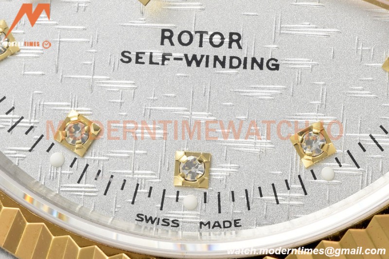 Tudor - Prince Date-Day 36mm Automatic YG/SS Silv/Dia MKS A2824