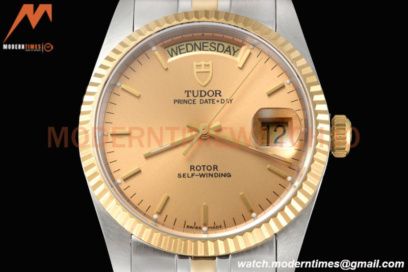 Tudor - Prince Date-Day 36mm Automatic YG/SS RG/Stk MKS A2824