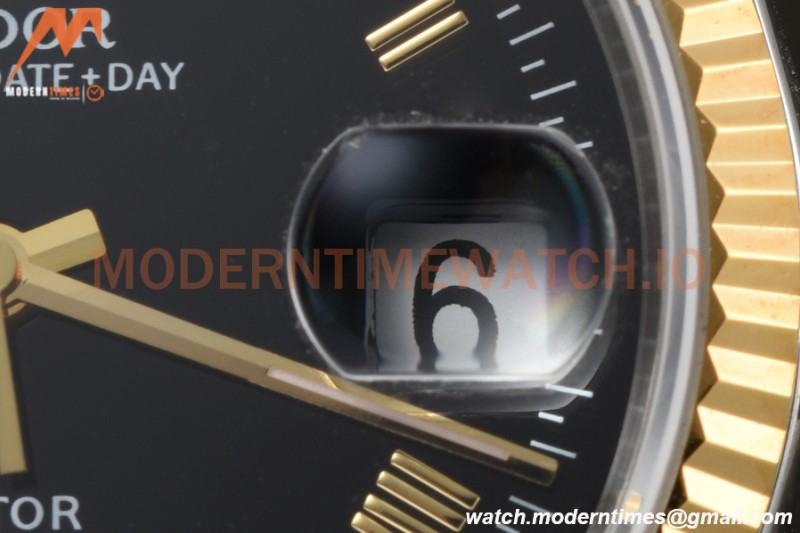 Tudor - Prince Date-Day 36mm Automatic YG/SS Blk/Rmn MKS A2824