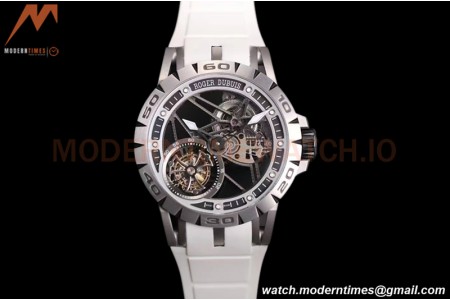 Roger Dubuis - Excalibur Spider 45mm TI/RU White Skeleton Flying Tourbillon JBF