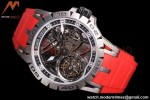 Roger Dubuis - Excalibur Spider 45mm TI/RU Red Skeleton Flying Tourbillon JBF