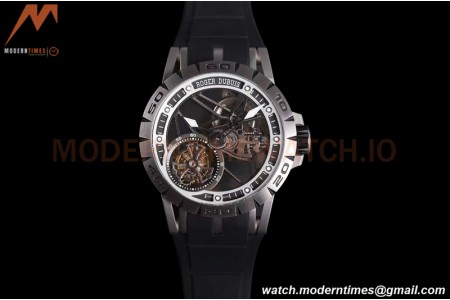 Roger Dubuis - Excalibur Spider 45mm TI/RU Black Skeleton Flying Tourbillon JBF