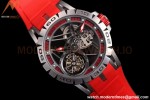 Roger Dubuis - Excalibur Spider 45mm TI/RU Red/Red Skeleton Flying Tourbillon JBF