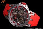 Roger Dubuis - Excalibur Spider 45mm TI/RU Red/Red Skeleton Flying Tourbillon JBF