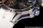 Roger Dubuis - Excalibur Spider 45mm TI/RU White/Blue Skeleton Flying Tourbillon JBF