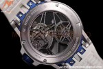 Roger Dubuis - Excalibur Spider 45mm TI/RU White/Blue Skeleton Flying Tourbillon JBF