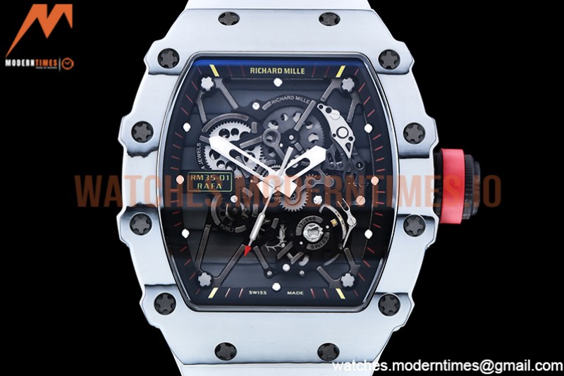 Richard Mille - RM35-01 Rafael Nadal Wht W-NTPT/RU Skele RMXF RMUL3