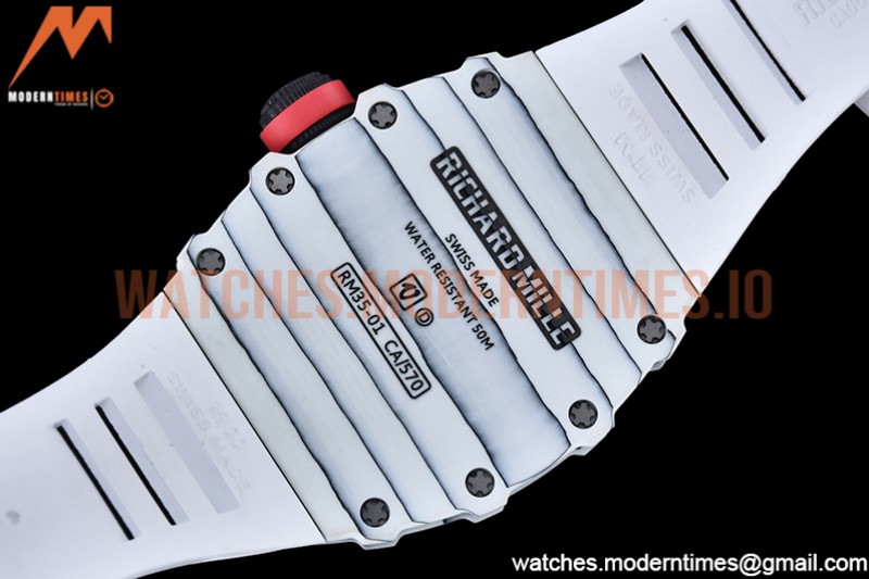 Richard Mille - RM35-01 Rafael Nadal Wht W-NTPT/RU Skele RMXF RMUL3