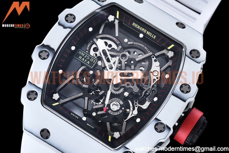 Richard Mille - RM35-01 Rafael Nadal Wht W-NTPT/RU Skele RMXF RMUL3