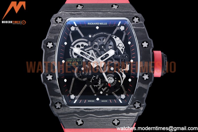 Richard Mille - RM35-01 Rafael Nadal Red NTPT/RU Skele RMXF RMUL3