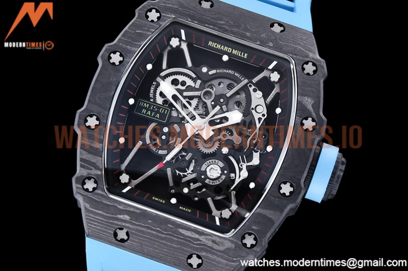 Richard Mille - RM35-01 Rafael Nadal Blue NTPT/RU Skele RMXF RMUL3