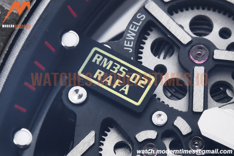 Richard Mille - RM35-02 Rafael Nadal Blk/Wht FC/VRU ZF V5 Miyota Mod