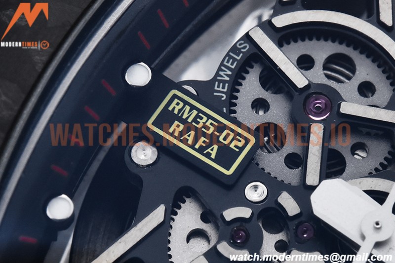 Richard Mille - RM35-02 Rafael Nadal Blk/Blk FC/VRU ZF V5 Miyota Mod