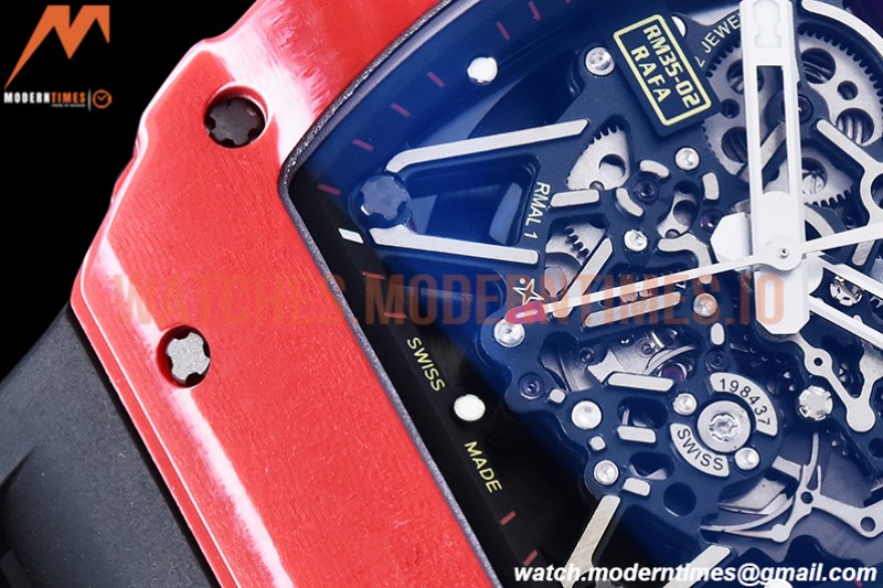 Richard Mille - RM35-02 Rafael Nadal Red/Blk FC/VRU ZF V5 Miyota Mod