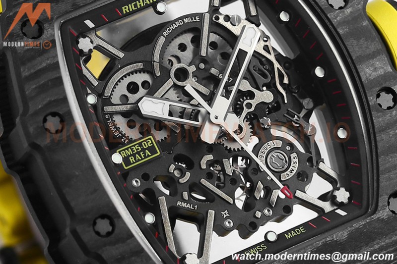 Richard Mille - RM35-02 Rafael Nadal Blk/Yelw FC/VRU BBR RMAL1