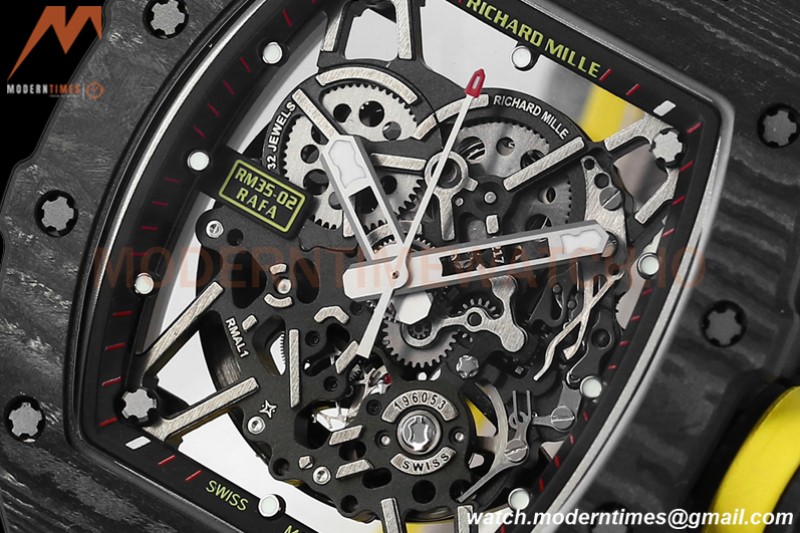 Richard Mille - RM35-02 Rafael Nadal Blk/Yelw FC/VRU BBR RMAL1