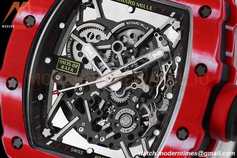 Richard Mille - RM35-02 Rafael Nadal Red/Wht FC/VRU BBR RMAL1