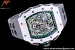 Richard Mille - RM11-03 Le Mans Classic Flyback Chrono Wht-Cer/Ru Grey/Ske KVF V5 A7750