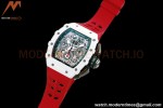 Richard Mille - RM11-03 Le Mans Classic Flyback Chrono Wht-Cer/Ru Red/Ske KVF V5 A7750